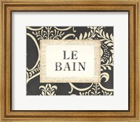 Framed 'Le Bain' border=