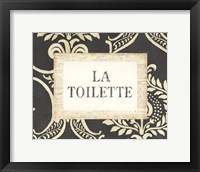 La Toilette Framed Print