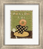 Framed 'Polka Dot Cafe' border=