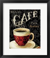 Framed 'Today's Coffee I' border=