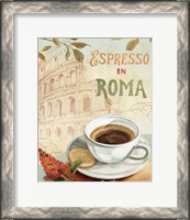 Framed 'Cafe in Europe III' border=