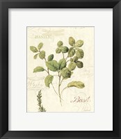 Framed 'Aromatique III' border=