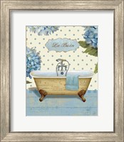 Framed 'Thinking of You Bath I' border=