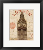 Framed 'Letter from London' border=