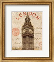 Framed Letter from London