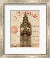 Framed 'Letter from London' border=