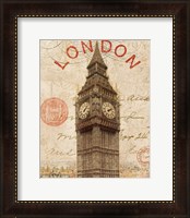 Framed 'Letter from London' border=