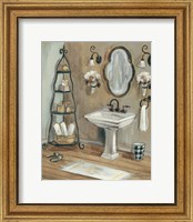 Framed 'French Bath I' border=