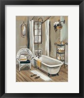 French Bath II Framed Print