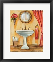 Framed Tuscan Bath IV