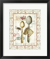 Rose Garden Utensils II Framed Print