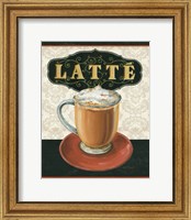 Framed 'Coffee Moment II' border=