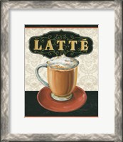 Framed 'Coffee Moment II' border=