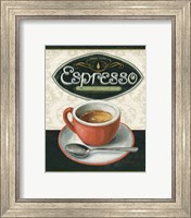 Framed 'Coffee Moment III' border=