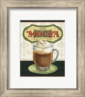 Framed 'Coffee Moment IV' border=