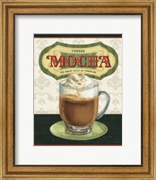 Framed 'Coffee Moment IV' border=