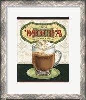 Framed 'Coffee Moment IV' border=