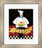 Framed 'Bon Appetit I' border=