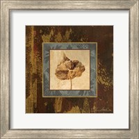 Framed 'Autumn Leaf Square II' border=