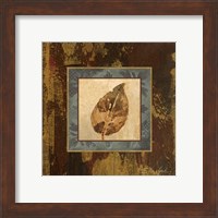 Framed 'Autumn Leaf Square III' border=