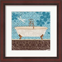 Framed 'Eco Motif Bath II' border=