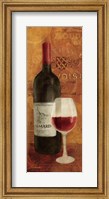 Framed Vin Rouge Panel II