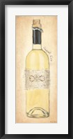 Grand Cru Blanc Bottle Framed Print