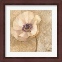 Framed 'Brocade Poppy' border=