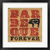 Barbeque Forever Framed Print