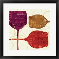 Colorful Wine II Framed Print