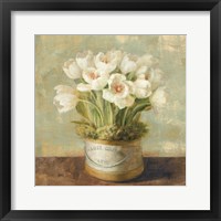 Framed 'Hatbox Tulips' border=