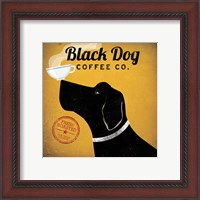 Framed 'Black Dog Coffee Co.' border=