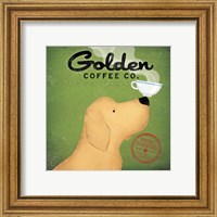 Framed 'Golden Dog Coffee Co.' border=