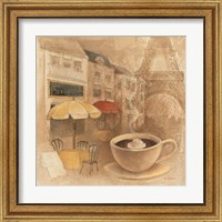 Framed 'Cafe de Paris II' border=