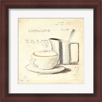 Framed 'Parisian Coffee IV' border=