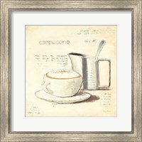 Framed 'Parisian Coffee IV' border=