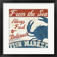 Framed Fresh Seafood IV