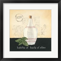 Framed Huile d Olive III