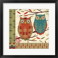 Framed 'Hoot I' border=