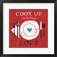 Cook Up Love Framed Print