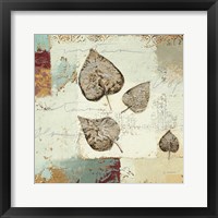 Framed Silver Leaves I