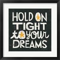 Framed 'Hold on Tight' border=