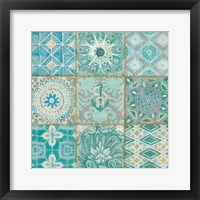 Framed 'Ocean Tales II' border=