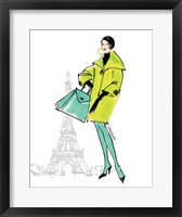 Framed Colorful Fashion II - Paris