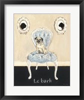 Le Bark Framed Print