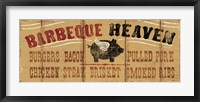 Barbeque Heaven Framed Print