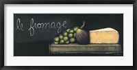 Chalkboard Menu III - Fromage Framed Print
