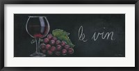 Chalkboard Menu IV - Vin Framed Print