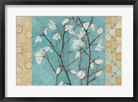 Framed Patterned Magnolia Branch