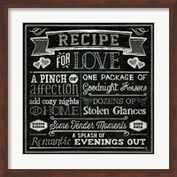 Framed Thoughtful Recipes III